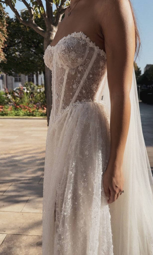 Corset de mariage sur-mesure Paris